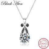 925 Sterling Silver Necklace Slide Pendant Classic Jewelry P112