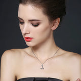 925 Sterling Silver Slide Necklace for Women Pendants Jewelry