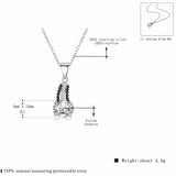 925 Sterling Silver Necklace Spinel Stone Oval Pendant