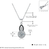 BLACK AWN 925 Silver Gourd Necklace for Women