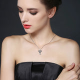 925 Silver Black Awn Women's Wedding Pendant