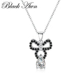 925 Silver Black Awn Women's Wedding Pendant