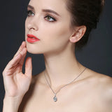 925 Silver Fine Jewelry Engagement Necklace for Women