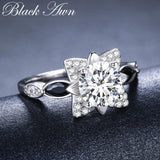 BLACK AWN Silver Jewelry Wedding Rings for Women G086