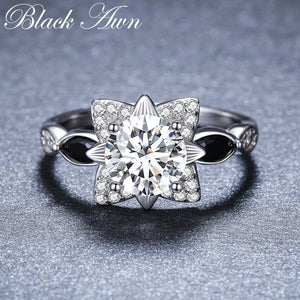 BLACK AWN Silver Jewelry Wedding Rings for Women G086