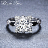 BLACK AWN Silver Jewelry Wedding Rings for Women G086