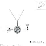 Silver Women's Necklace with Spinel Pendants