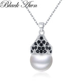 Classic Round Silver Slide Necklace for Women K074