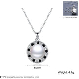 AWN Silver Slide Necklace Round Necklaces&Pendants K075