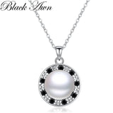 AWN Silver Slide Necklace Round Necklaces&Pendants K075
