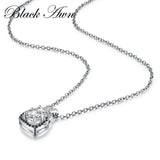 [BLACK AWN] 925 Silver Spinel Slide Necklace Pendant
