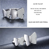 Butterfly Wedding Ring Silver Jewelry for Women - G048