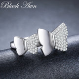Butterfly Wedding Ring Silver Jewelry for Women - G048