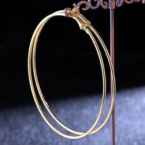 12CM Oversized Hoop Earrings Basketball Punk Jewelry Oorbellen