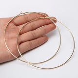 12CM Oversized Hoop Earrings Basketball Punk Jewelry Oorbellen