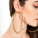 12CM Big Hoop Earrings Basketball Brincos Large Circle Loop