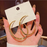 Statement Big Hoop Earrings for Women