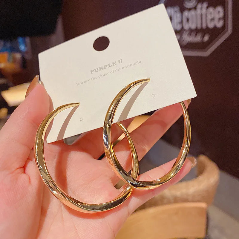 Statement Big Hoop Earrings for Women