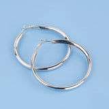 Exaggerated Thick Hoop Earrings Big Circle Earrings Punk Jewelry