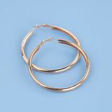 Exaggerated Thick Hoop Earrings Big Circle Earrings Punk Jewelry
