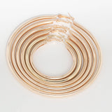 Exaggerated Thick Hoop Earrings Big Circle Earrings Punk Jewelry