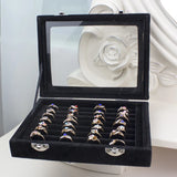 BLOONG Velvet Jewelry Storage Box with Lock