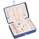 Jewelry Organizer Box Earrings Rings Necklace Display Holder Storage Case