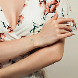 0.3/0.5 Moissanite Bracelet 925 Sterling Silver Couple Anklet