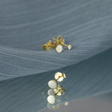 925 Silver Round Earrings For Women Stud Earring Jewerly