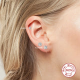 0.5CT Moissanite Diamond Sterling Silver Earrings for Women