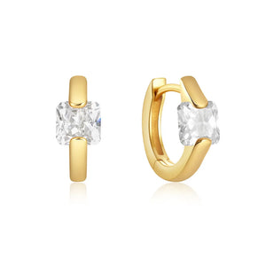 925 Silver Crystal Earrings Women Wedding Jewelry
