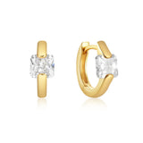 925 Silver Crystal Earrings Women Wedding Jewelry