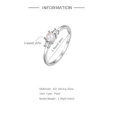 925 Sterling Silver Double Layered Zircon Wedding Ring