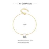 925 Silver Enamel Heart Bracelets for Women Wedding Anniversary Couple Bracelet