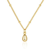 925 Silver Droplet Pendant Necklace Couple Jewelry Anniversary