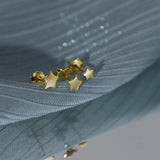 925 Silver Star Earrings Set for Women - 3pcs