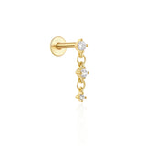 925 Silver Studs Opal Crystal Earrings Women Bijoux