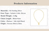 Heart Satr Moon Necklace Silver 925 Jewelry Charms Chains Choker Bijoux Femme