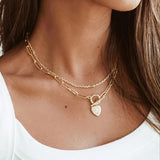 Heart Satr Moon Necklace Silver 925 Jewelry Charms Chains Choker Bijoux Femme