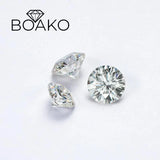VVS1 0.5CT 1CT 5MM 6MM Moissanite Loose Stone Lab-Grown Diamond