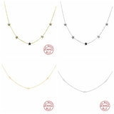 925 Silver Star Chain Necklace for Women