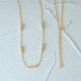 S925 Silver Zircon Clavicle Necklace Daily Wear Women's Stacked Collar