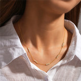 S925 Silver Zircon Clavicle Necklace Daily Wear Women's Stacked Collar