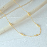 S925 Silver Zircon Clavicle Necklace Daily Wear Women's Stacked Collar