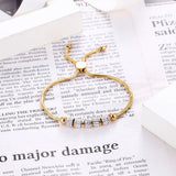 BOBASI Five Circles Crystal Bracelet & Bangles Hand Chain Charm Bracelet