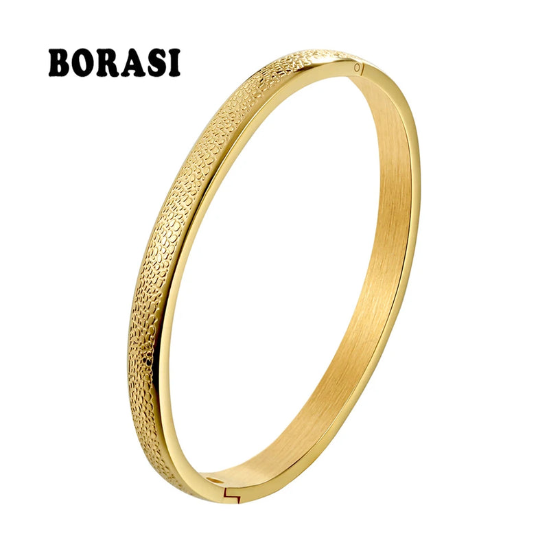 BOBASI Stainless Steel Bracelet for Women Men Engagement