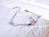 Heart Charm Bracelet Stainless Steel Bohemia Chain Link BB19072