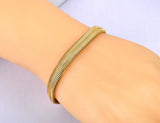 Stainless Steel Wide Thick Snake Chain Bracelet Punk Vintage BB21113