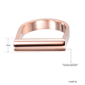 Titanium Stainless Steel Engagement Wedding Rings For Women BR17042