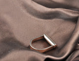 Titanium Stainless Steel Engagement Wedding Rings For Women BR17042